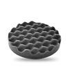 poetspad wafel zwart (zacht) 2 stuks 150mm