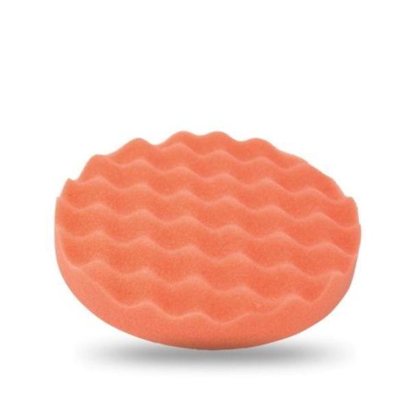  poetspad wafel ORANJE (MEDIUM) 2 stuks 150mm