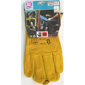  Werkhandschoen geel gevoerd Dunlop