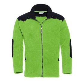  santino Fleecevest lime/marineblauw maat L
