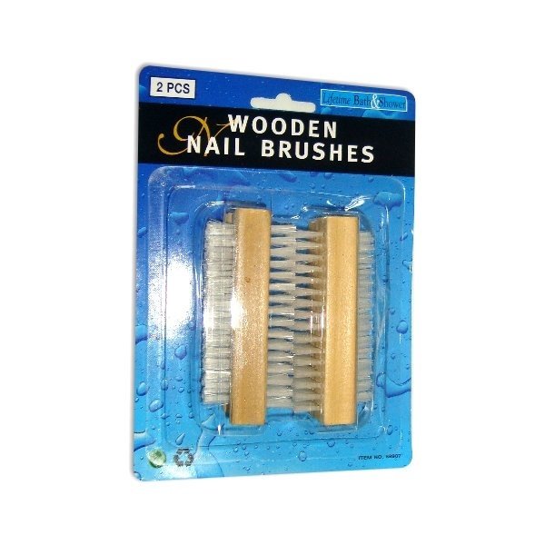 houten nagelborstel set a 2 stuks