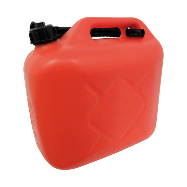  jerrycan 10lL rood voor benzine