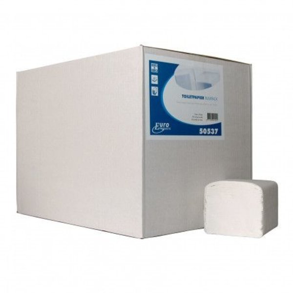  euro bulkpack, tissue wit 21 cm x 11 cm doos 36 bundels a 25