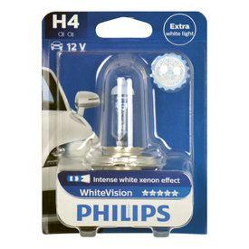  philips 12v H4 White vision xenon effect