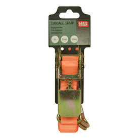  Carpoint oranje Spanband met Ratel en Haken 5 Meter, 350kg