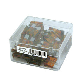  steekzekering 5amp a 50 stuks (lichtbruin)