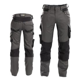  werkbroek Dassy Dynax grijs/zwart maat 52