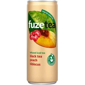  Fuze Tea Black Tea Peach Hibiscus 24 x ,025cl