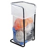 Knapzakhouder voor zakken 400 Liter zwart gecoat.