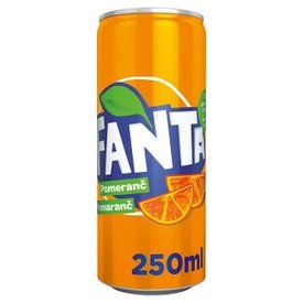  Fanta Regular 250ml Blik 24 x 0.25L