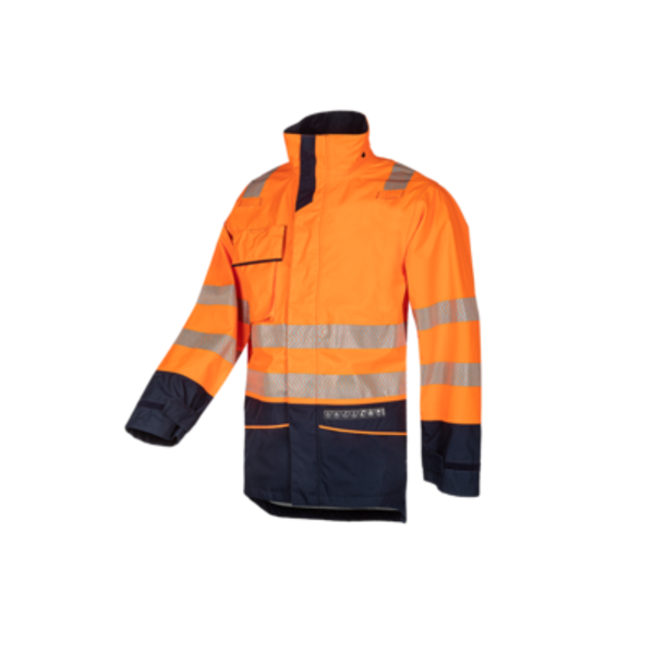  Sioen Torvik excellent parka ORANJE/MARINE ARC  maat: M
