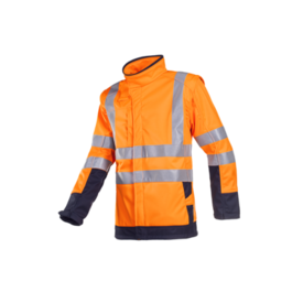  Sioen 9633 Heathert softshell jas ARC Oranje/MARINE mt: 3XL