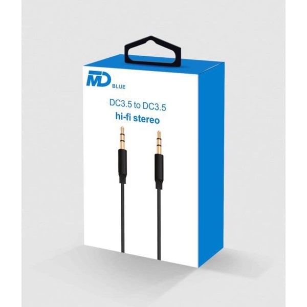  MD BLUE Aux Kabel 1m