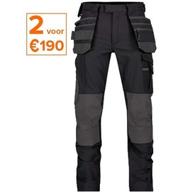  werkbroek Dassy Matrix stretch zwart maat 60