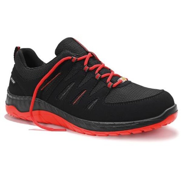  Elten Maddox  Veiligheidsschoen S3 SRC ESD zwart/rood mt 35