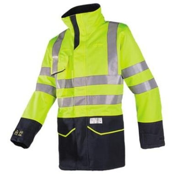  Sioen 7227 Nash Hi-vis rain jacket with ARC protection (APC 2)