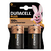 duracel alkaline plus power duralock r20 d-size 2 st nieuw