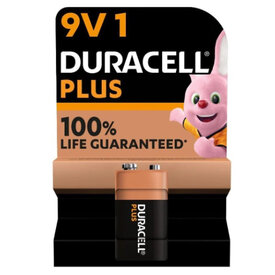  duracel alkaline plus power duralock 9v  1st nieuw