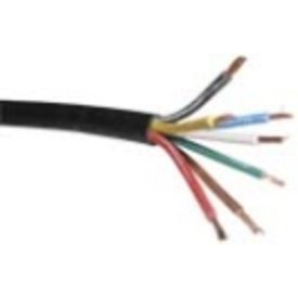  kabel 5-polig 0,75mm rol 50m wit/geel/rood/groen/bruin