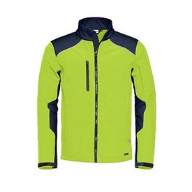  santino softshell jack tour lime/navy maat S