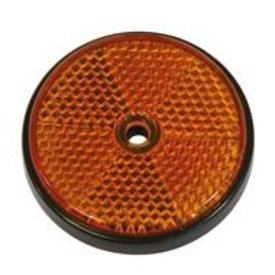  reflectoren rond 70 mm oranje 2 st