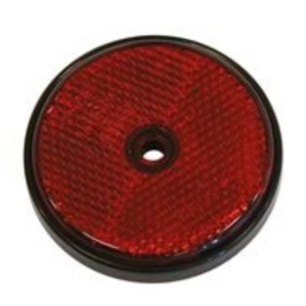  reflectoren rond 70 mm rood 2 st