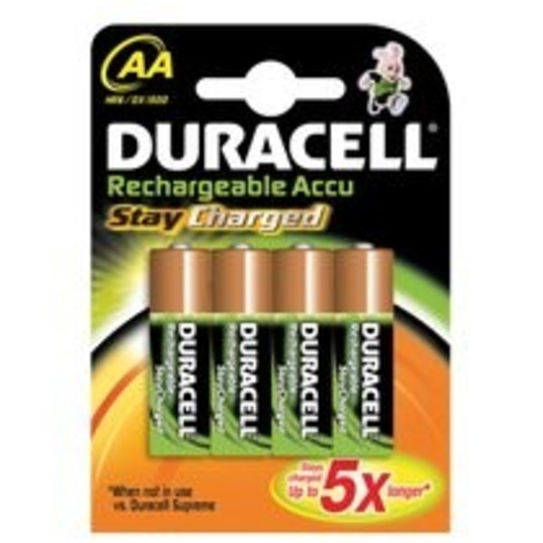  duracel oplaadbaar 4x aa