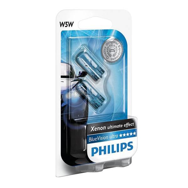  Philips 12V W5W Blue vision 2 in blister