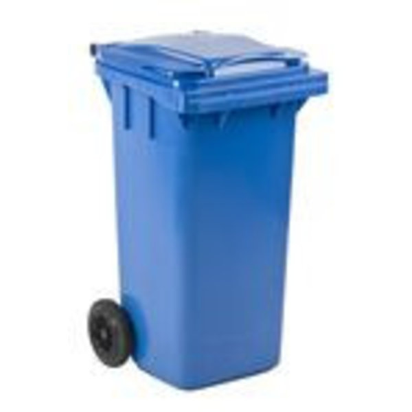  mini container 120 L blauw