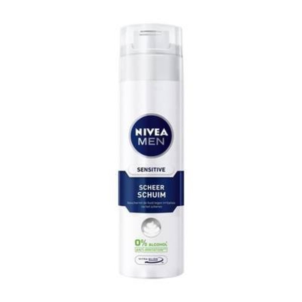  nivea men scheerschuim sensitive wit