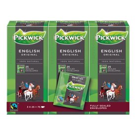  thee Englisch original doos 3x25=75 cups