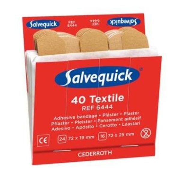  Salvequick 6444 textielpleisters 6 x 40 pleisters