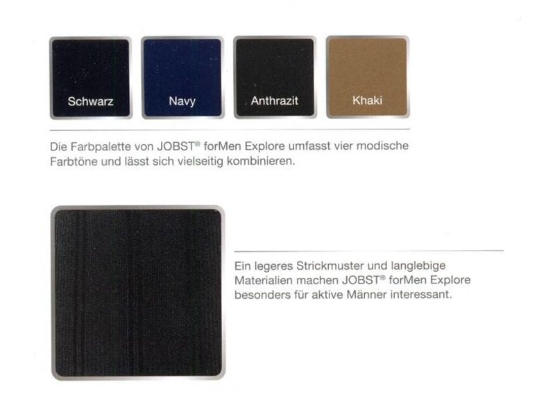 Jobst For Men Explore AD Wadenstrumpf