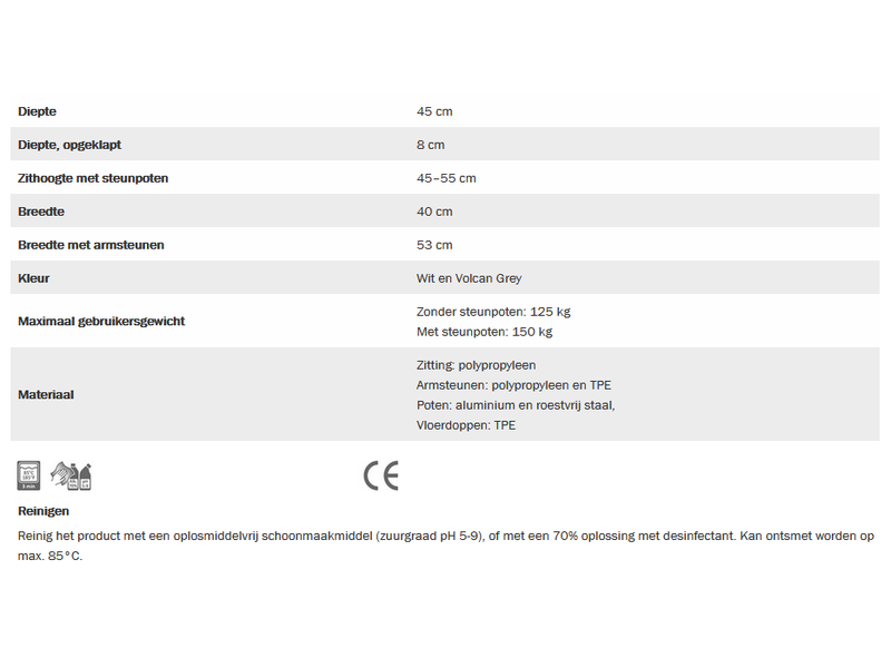 Etac Relax Douchezitting (nur NL/BE)