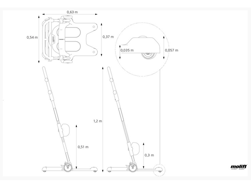 Etac Molift Raiser Belt (only NL/BE)