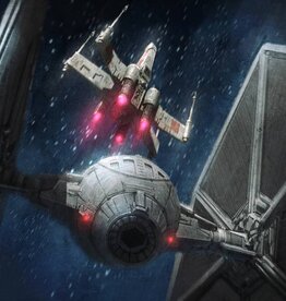 The Rebel Force Tiefighter & X-Wing Dogfight Print 2