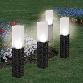 Rotan led solar verlichting