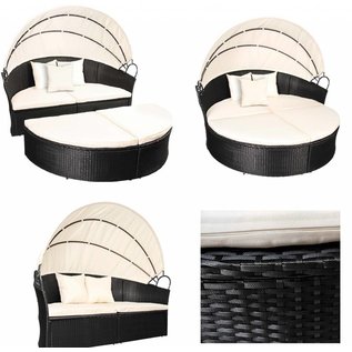 Luxe ratan loungebed