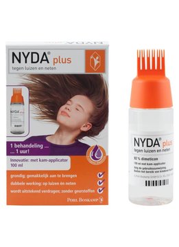 NYDA NYDA plus - tegen Luizen&Neten + kam-applicator - 100ml