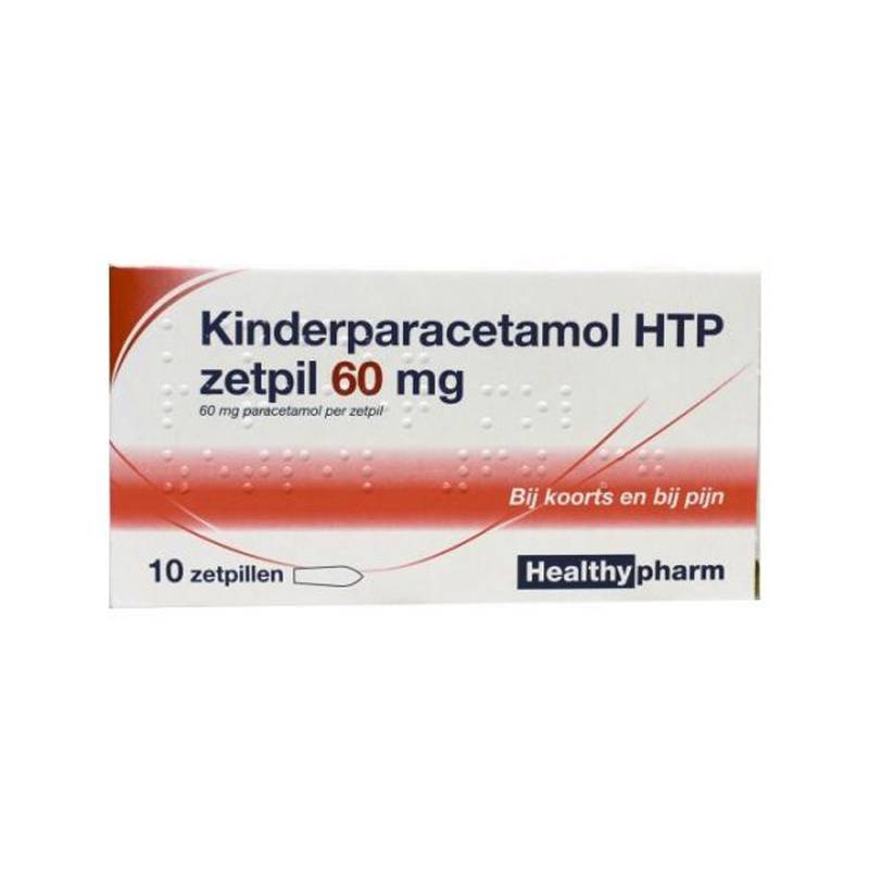 HealthyPharm HealthyPharm Kinderparacetamol HTP zetpil 60mg - 10st