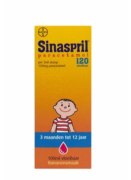 Sinaspril Sinaspril Paracetamol 120 vloeibaar - 100ml