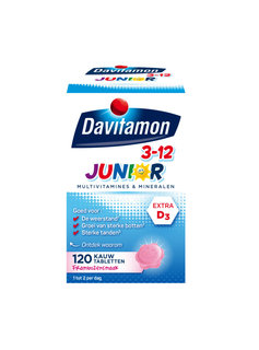 Davitamon Davitamon Junior Kauw Vitamines  - 60st