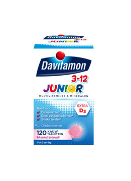 Davitamon Davitamon Junior Kauw Vitamines  - 60st