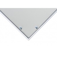 LED Panel 60x60cm - Naturlig hvid 4000K 840 - 40W 3600lm - Hvid kant - Inklusiv driver