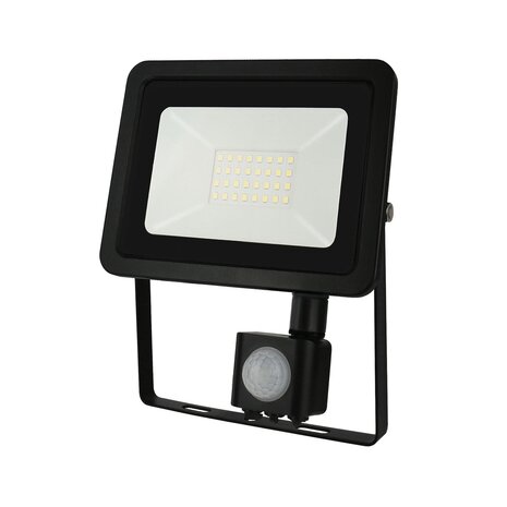 LED Projektør med sensor - 20W IP44 - Valgfri lystemperatur - 3 års garanti LED Projektør med sensor - 20W IP44 - Valgfri lystemperatur - 3 års garanti