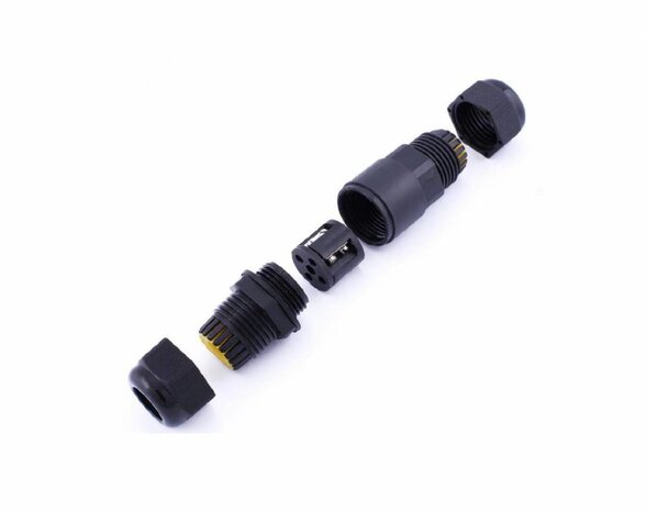 LCB Vandtæt samledåse 3-polet - Til 0,5-1mm² - IP68 LCB Vandtæt samledåse 3-polet - Til 0,5-1mm² - IP68