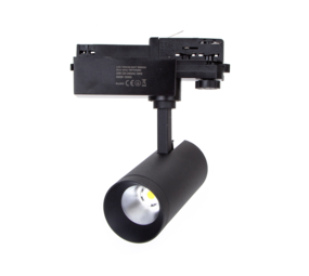 Aigostar LED skinnespot 3F i mat sort - 20W High Lumen - 4000K Aigostar LED skinnespot 3F i mat sort - 20W High Lumen - 4000K