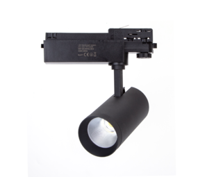 Aigostar LED skinnespot 3F i mat sort - 30W High Lumen - 4000K Aigostar LED skinnespot 3F i mat sort - 30W High Lumen - 4000K