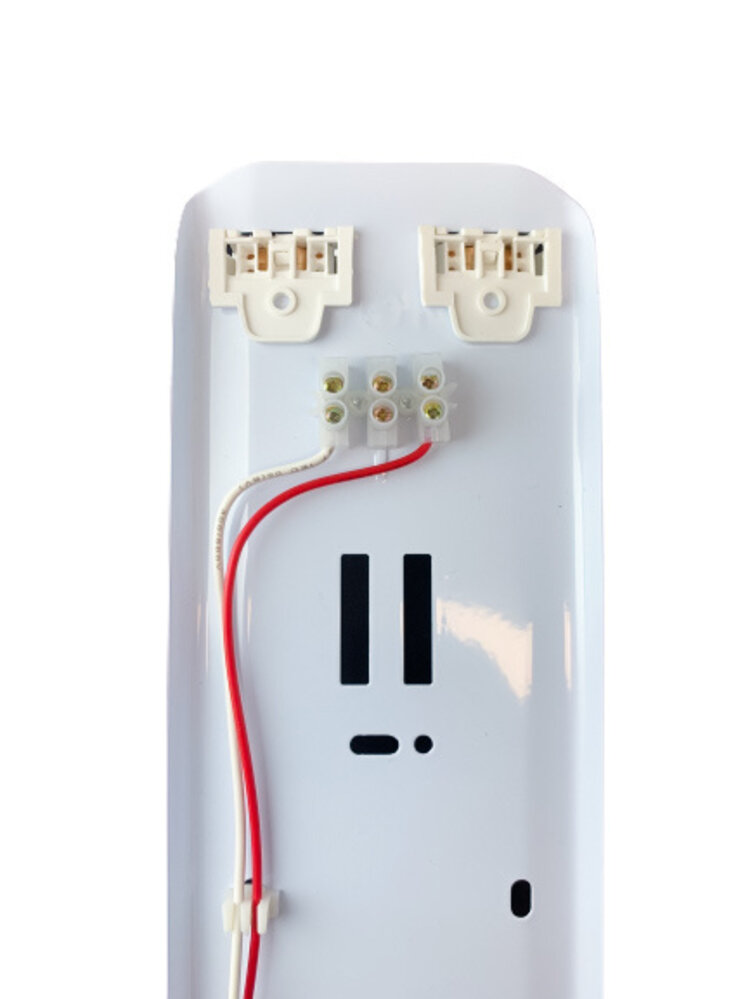 Vandtæt 120cm 36W LED armatur IP65 + 2 LED lysstofrør 3000K - Varm hvid - Komplet Vandtæt 120cm 36W LED armatur IP65 + 2 LED lysstofrør 3000K - Varm hvid - Komplet