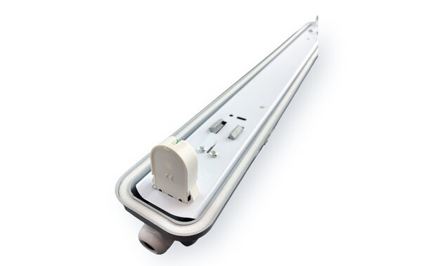 Vandtæt LED armatur - 120 cm - Til 1 LED lysstofrør (eksklusiv lysstofrør))